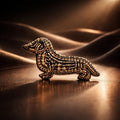 Broche teckel